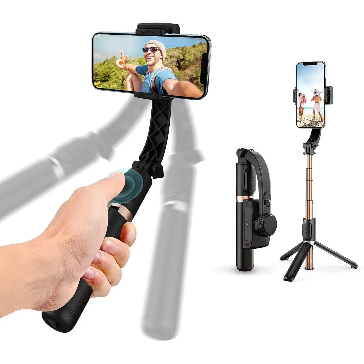 ZIZUTTIN Gimbal Stabilizer with Selfie Stick - 1